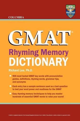 Cover image for Columbia GMAT Rhyming Memory Dictionary