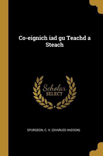 Cover image for Co-eignich iad gu Teachd a Steach