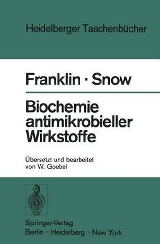 Cover image for Biochemie antimikrobieller Wirkstoffe