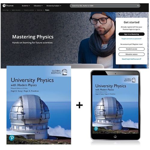 Cover image for University Physics with Modern Physics in SI Units, Global Edition + Mastering Physics with eText