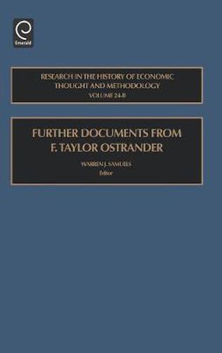 Cover image for Further Documents from F. Taylor Ostrander