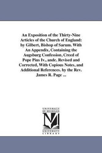 An Exposition of the Thirty-Nine Articles of the Church of England