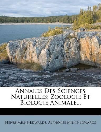 Cover image for Annales Des Sciences Naturelles