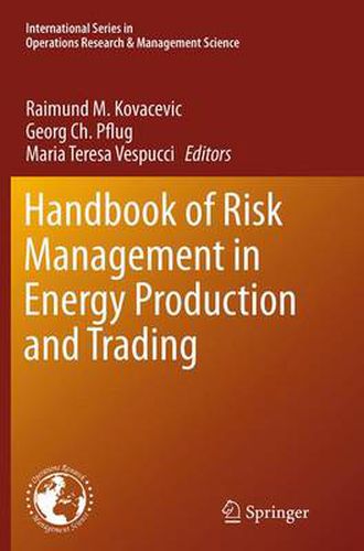 Cover image for Handbook of Risk Management in Energy Production and Trading