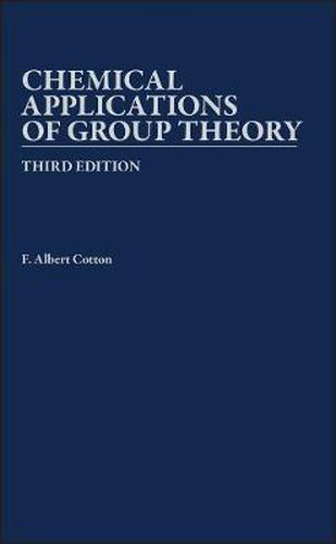 Cover image for Chemical Applications of Group Theory