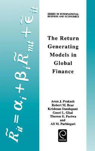 Cover image for The Return Generating Models in Global Finance