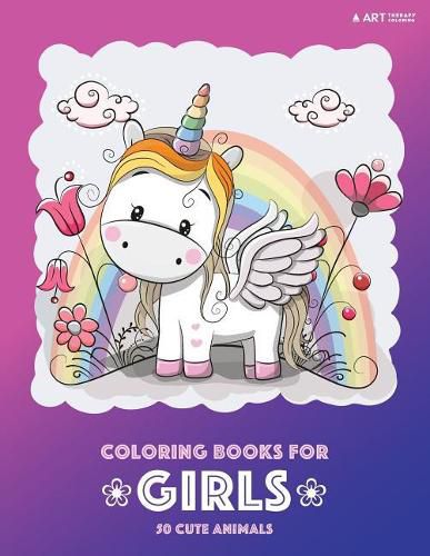 Cover image for Coloring Books for Girls