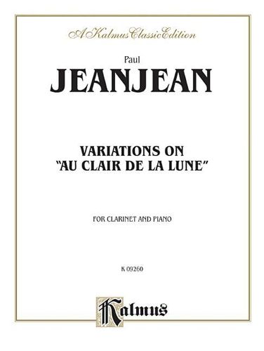 Cover image for Variations on Au Clair de la Lune