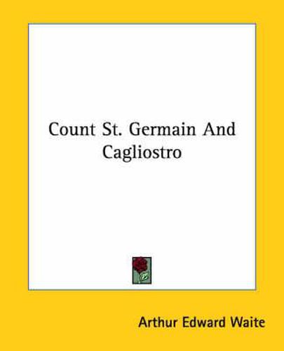 Count St. Germain and Cagliostro