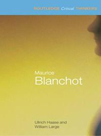 Cover image for Maurice Blanchot