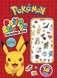 Cover image for Pokemon: Puffy Sticker Colouring Book