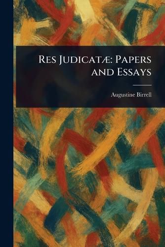 Cover image for Res Judicatae