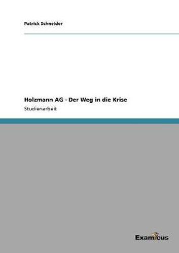 Cover image for Holzmann AG - Der Weg in die Krise