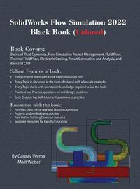 Cover image for SolidWorks Flow Simulation 2022 Black Book (Colored)