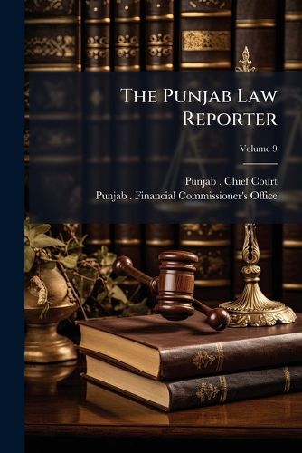 Cover image for The Punjab Law Reporter, Volume 9