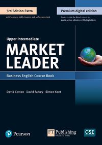 Cover image for Market Leader 3rd Edition Extra Upper-Intermediate Course Book with QR code for DVD-ROM & MEL Pack