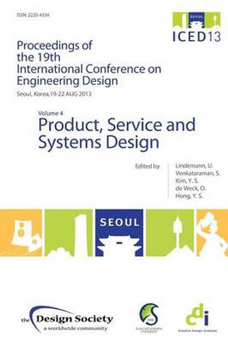 Cover image for Proceedings of ICED13 Volume 4: Product, Service and Systems Design