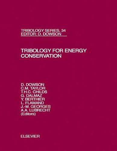 Cover image for Tribology for Energy Conservation