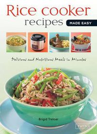 Cover image for Quick & Easy Rice Cooker Recipes: New and Original Recipes