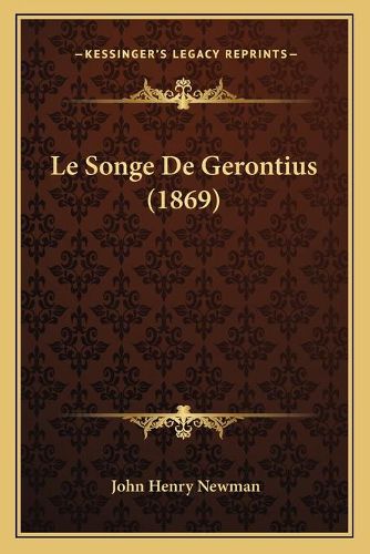 Cover image for Le Songe de Gerontius (1869)