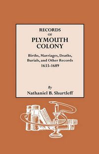 Cover image for Records of Plymouth Colony : Births, Marriages, Deaths, Burials and Other