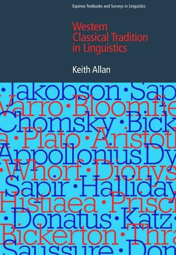 Cover image for The Western Classical Tradition in Linguistics