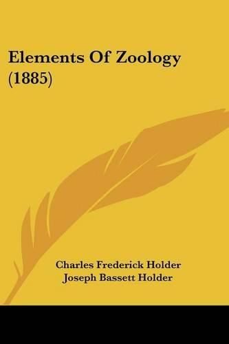 Cover image for Elements of Zoology (1885)