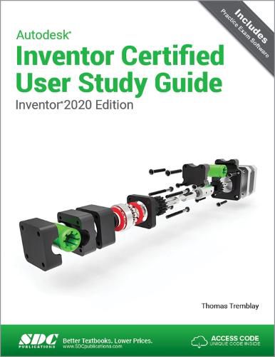 Cover image for Autodesk Inventor Certified User Study Guide (Inventor 2020 Edition)