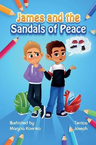 Cover image for James and the Sandals of Peace