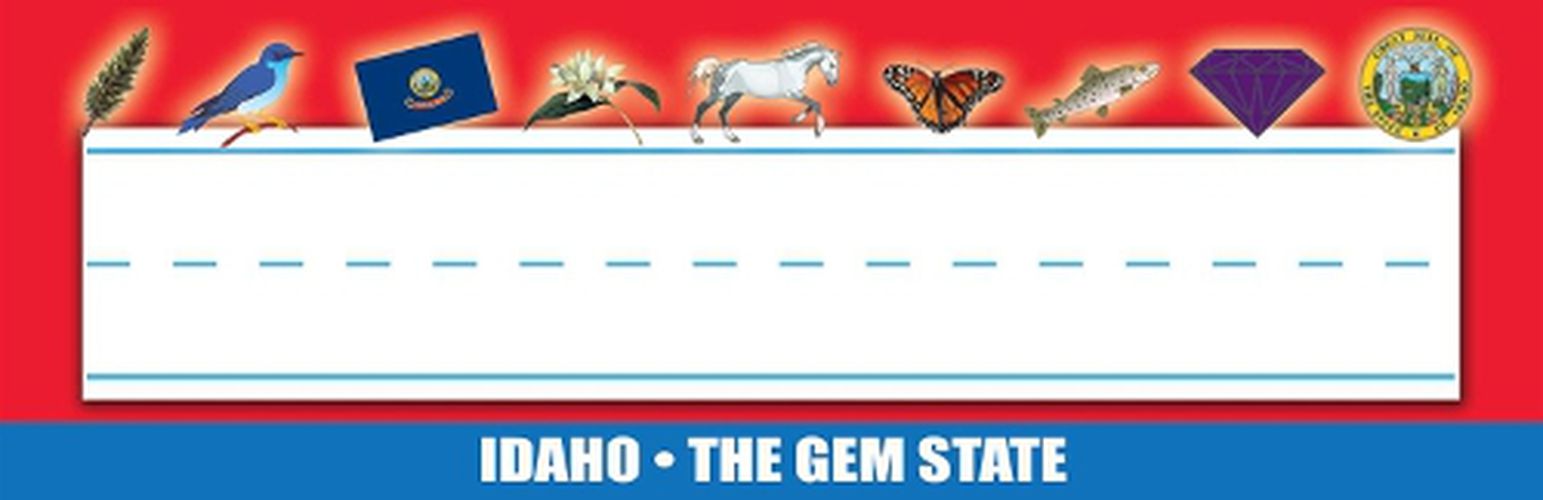 Cover image for Idaho Nameplates - Pack of 36