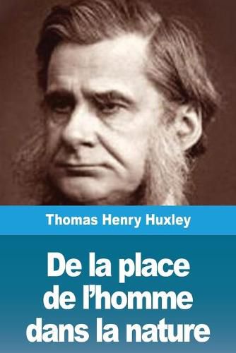 Cover image for De la place de l'homme dans la nature