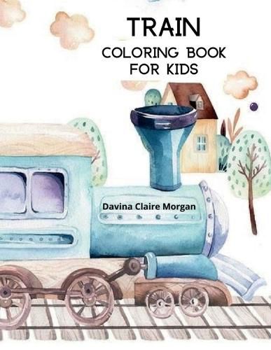 Train Coloring Book for Kids