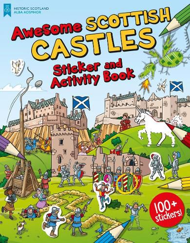 Cover image for Awesome Scottish Castles: Sticker and Activity Book