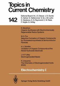 Cover image for Electrochemistry I