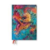 Cover image for Humming Dragon (Android Jones Collection) Midi 12-month Dayplanner 2024