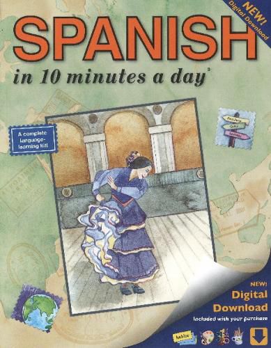 Cover image for SPANISH in 10 minutes a day (R): New Digital Download