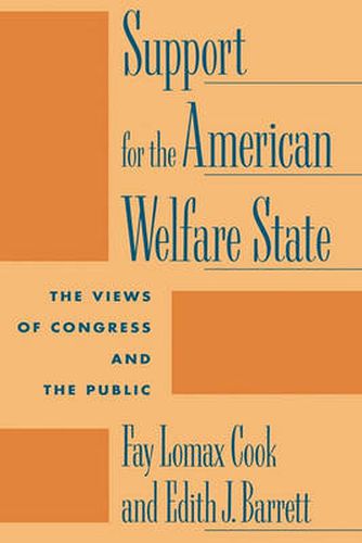 Cover image for Support for the American Welfare State: The Views of Congress and the Public