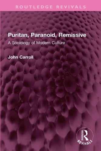 Cover image for Puritan, Paranoid, Remissive