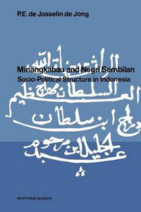 Cover image for Minangkabau and Negri Sembilan: Socio-Political Structure in Indonesia