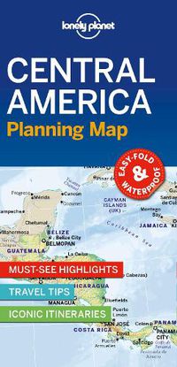 Cover image for Lonely Planet Central America Planning Map