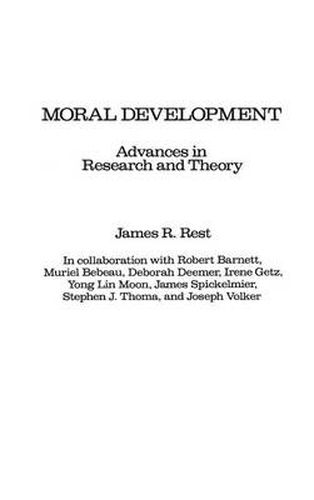 Cover image for Moral Development: Advances in Research and Theory