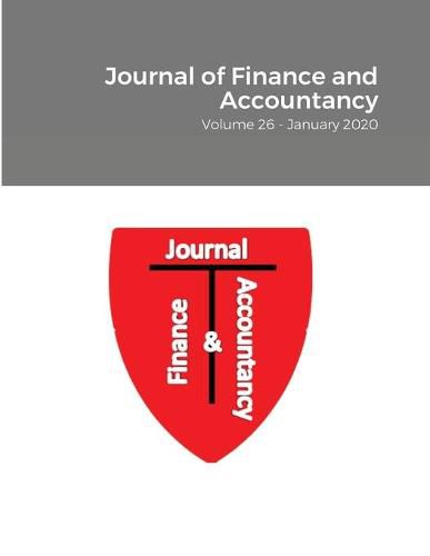 Cover image for Journal of Finance and Accountancy - Volume 26