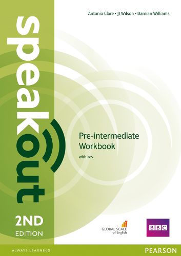 Cover image for Speakout Pre-Intermediate 2nd Edition Workbook with Key