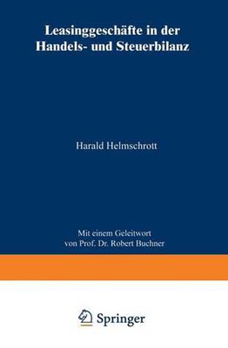 Cover image for Leasinggeschafte in Der Handels- Und Steuerbilanz