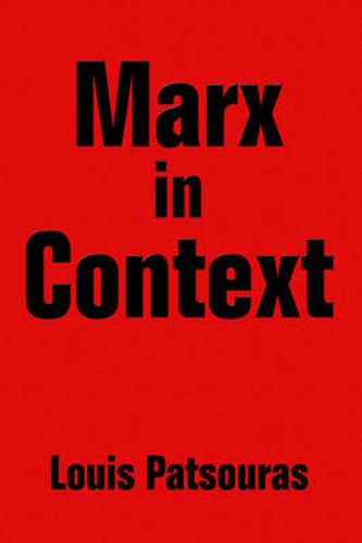 Cover image for Marx in Context