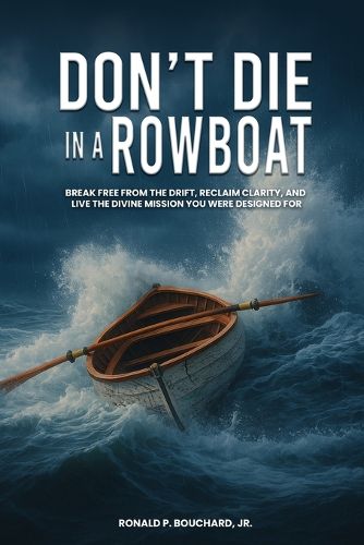 Cover image for DON'T DIE IN A ROWBOAT Break Free from the Drift, Reclaim Clarity, and Live the Divine Mission You Were Designed For