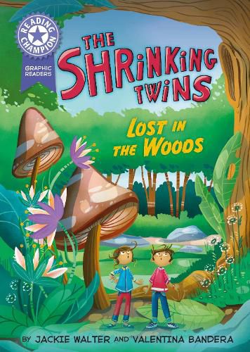 Cover image for Reading Champion: Graphics: The Shrinking Twins: Lost in the Woods