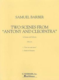 Cover image for Two Scenes from Antony and Cleopatra: Study Score