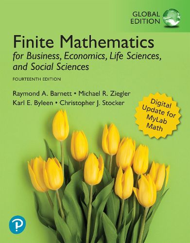 Cover image for Finite Mathematics for Business, Economics, Life Sciences, and Social Sciences, Global Edition