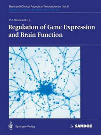 Cover image for Regulation of Gene Expression and Brain Function